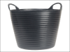 Faithfull Heavy-duty Polyethylene Flex Tub 15 Litres Black 1