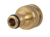 Faithfull Brass Dual Tap Connector 1/2in & 3/4in 1