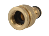 Faithfull Brass Dual Tap Connector 1/2in & 3/4in 3