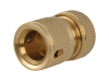 Faithfull Brass Female Water Stop Connector 1/2in 3
