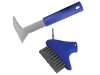 Faithfull Auto-Lock Patio Steel Brush & Weeder 1