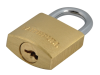 Faithfull Brass Padlock 20mm 3 Keys 3