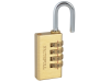 Faithfull Brass Combination Padlock 28mm 5