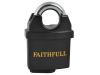 Faithfull PVC Coated Brass Padlock 50mm 1