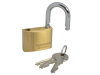 Faithfull Brass Padlock 50mm 3 Keys 5