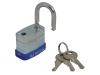 Faithfull Laminated Steel Padlock 30mm 3 Keys 5