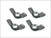 Faithfull External Building Profile Wing Nuts (Pack of 4) 1