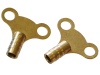 Faithfull Radiator Keys - Brass (card 2) 1