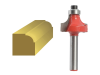 Faithfull Router Bit TCT Ovolo 13.3mm 1/4in Shank 1