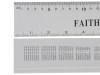 Faithfull Aluminium Rule 300mm / 12in 1
