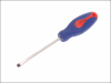 Faithfull Soft Grip Screwdriver Slotted Flared Tip 5.5mm x 100mm 1