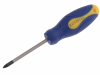 Faithfull Soft Grip Screwdriver Pozidriv Tip PZ1 x 75mm 1