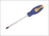 Faithfull Soft Grip Screwdriver Pozidriv Tip PZ3 x 150mm 1