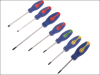 Faithfull Screwdriver Soft Grip Set of 7 1