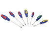 Faithfull Screwdriver Soft Grip Set of 7 2