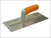 Faithfull Plasterers Stainless Finishing Trowel Soft Grip Handle 11in x 4.3/4in 1
