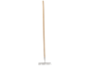 Faithfull Garden Rake Stainless Steel with Wooden Handled 2