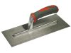 Faithfull Plasterers Trowel Stainless Steel Soft Grip Handle 11in x 4.3/4in 1