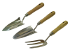 Faithfull Hand Tool Set Stainless Steel Set of 3 in Wooden Box 1