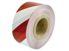 Faithfull Heavy-Duty Barrier Tape Red & White 70mm x 250m 1