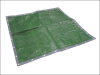 Faithfull Tarpaulin Green / Silver 5.4m x 3.6m (18ft x 12ft) 1