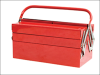 Faithfull Metal Cantilever Tool Box 49cm (19in) 5 Tray 1