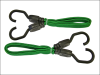 Faithfull Flat Bungee Cord 61cm (24in) Green 1