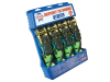 Faithfull Ratchet Tie Downs (4) 5M x 25mm Green 2