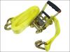 Faithfull Ratchet Tie Down 5m x 50mm Trucker Breaking Strain 4500kg 1