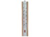 Faithfull Thermometer Wall Beech Silver 200mm 1