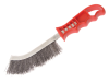 Faithfull Wire Scratch Brush Steel Red Handle 1