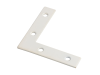 Forge Corner Plates  White 75mm Pack of 10 1
