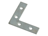 Forge Corner Plates  Zinc Plated 50mm Pack of 10 1