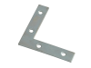 Forge Corner Plates  Zinc Plated 75mm Pack of 10 1
