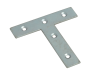 Forge Tee Plates  Zinc Plated 76mm Pack of 10 1