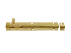 Forge Door Bolt - Brass 150mm (6in) 1