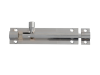 Forge Door Bolt - Chrome Finish 100mm (4in) 1