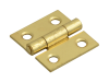 Forge Butt Hinge Brass Finish 25mm (1in) Pack of 2 2