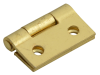 Forge Butt Hinge Brass Finish 25mm (1in) Pack of 2 3