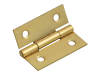 Forge Butt Hinge Brass Finish 40mm (1.5in) Pack of 2 1
