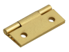Forge Butt Hinge Brass Finish 40mm (1.5in) Pack of 2 2