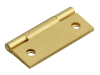 Forge Butt Hinge Brass Finish 50mm (2in) Pack of 2 2