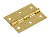 Forge Butt Hinge Brass Finish 65mm (2.5in) Pack of 2 3
