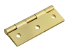 Forge Butt Hinge Brass Finish 75mm (3in) Pack of 2 2