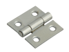 Forge Butt Hinge Polished Chrome Finish 25mm (1in) Pack of 2 3