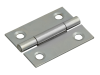 Forge Butt Hinge Polished Chrome Finish 50mm (2in) Pack of 2 3