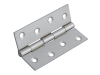 Forge Butt Hinge Satin Chrome Finish 100mm (4in) Pack of 2 1