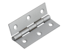 Forge Butt Hinge Satin Chrome Finish 75mm (3in) Pack of 2 1