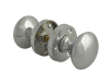 Forge Mortice Knob Set - Chrome Finish 53mm (2in) 1