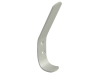 Forge Single Hat & Coat Hook - Aluminium 125mm 1